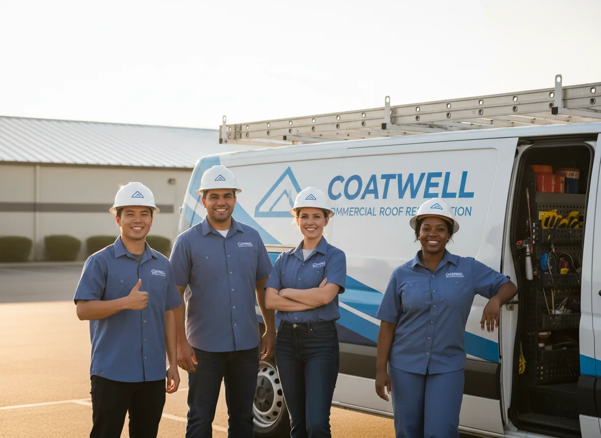 Commercial roof coating company in Covington, TX